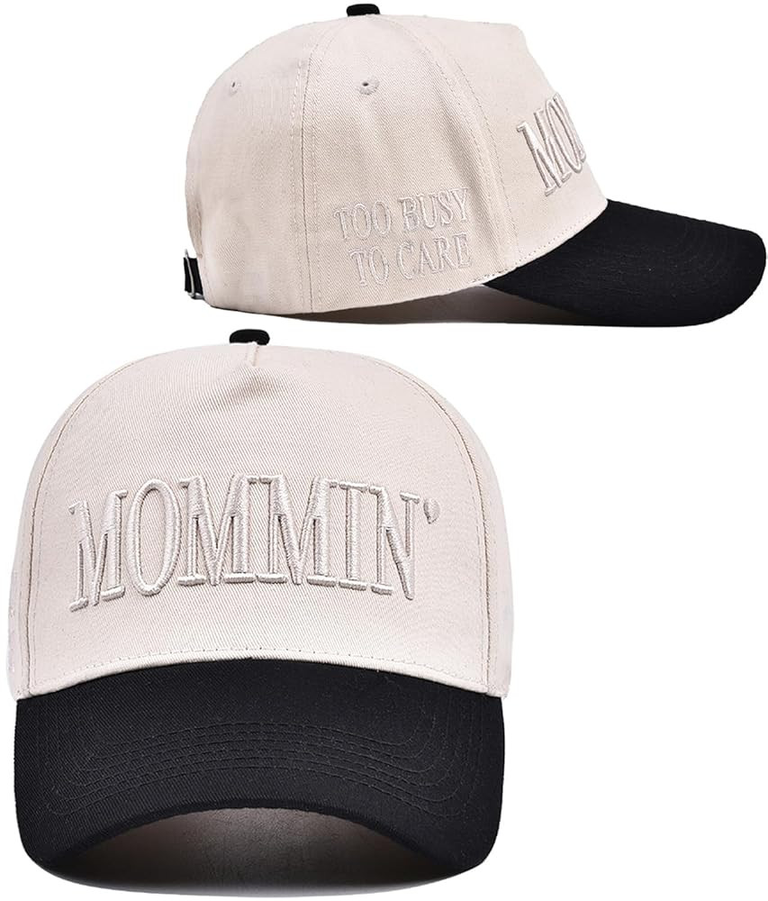 Vintage Two-Tone Women's Baseball Cap, Mommin Trucker Hat for Women & Men, Adjustable Baseball Ca... | Amazon (US)