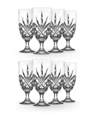 Godinger Dublin Crystal Ice Tea Glass, Set of 8 - Macy's | Macy's