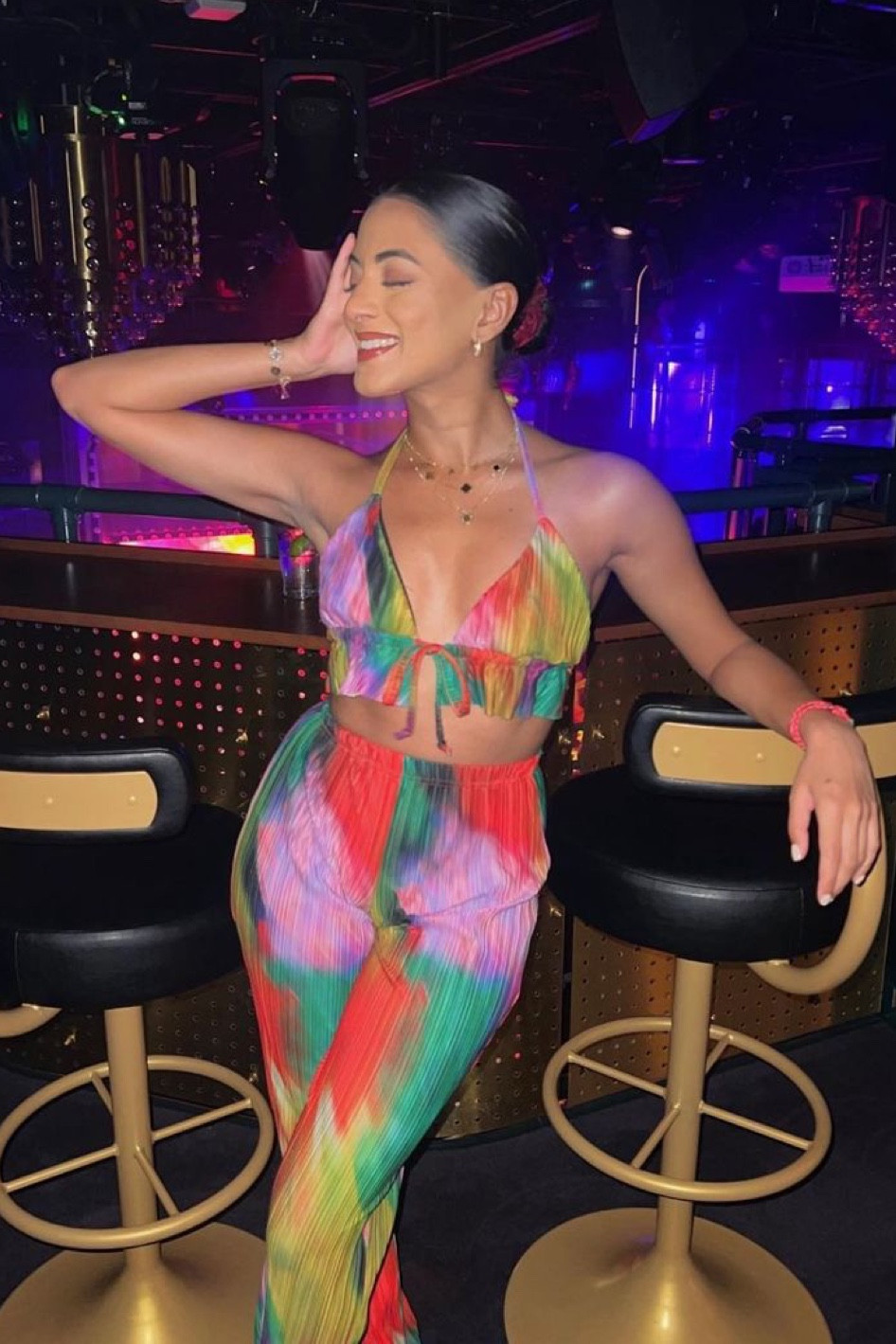 Multi coloured two piece set, tie dye co-ord, pretty little thing 

#LTKSeasonal #LTKeurope #LTKstyletip