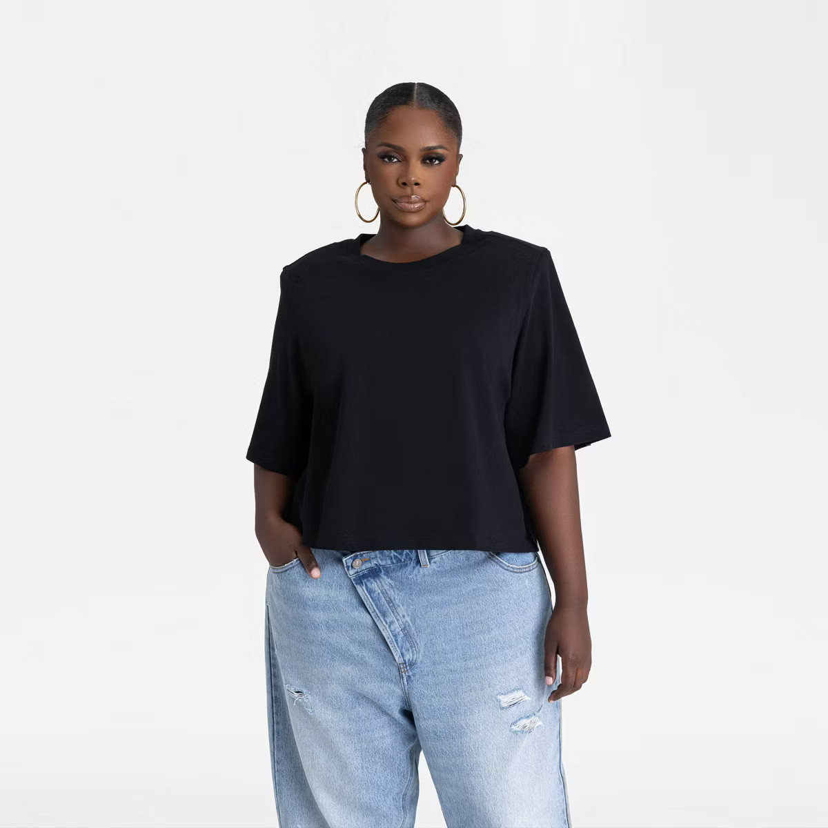 KBB by KAHLANA Women's Short Sleeve T-Shirt 'The Trice Tee' | Target