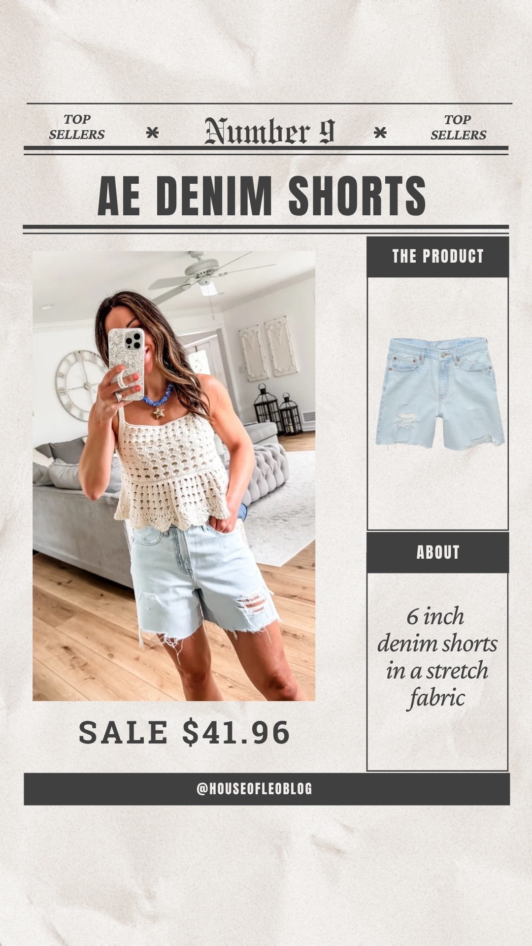 Small crochet tank top. Denim shorts 2

#LTKSaleAlert #LTKOver40