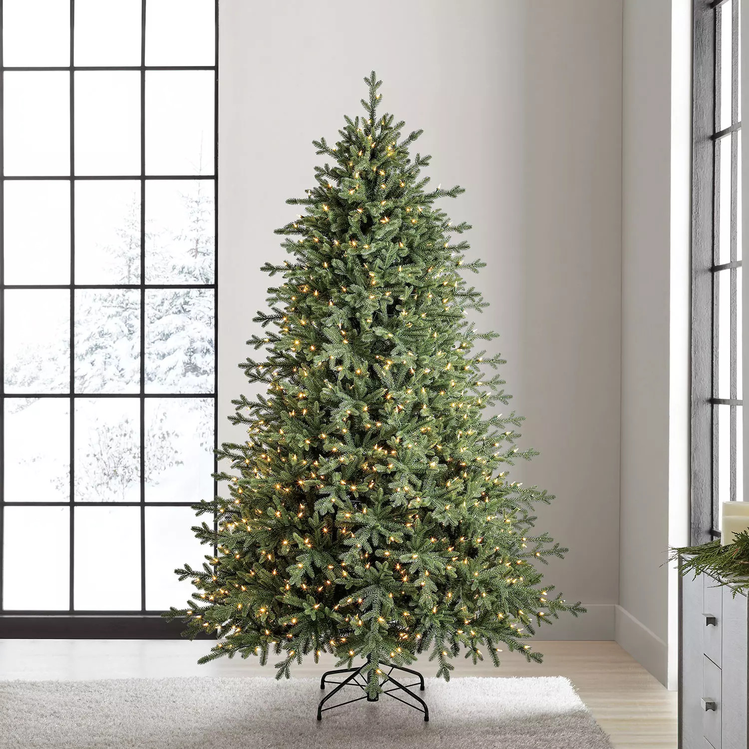 Member's Mark Pre-Lit 7.5' Linden Spruce Artificial Christmas Tree | Sam's Club