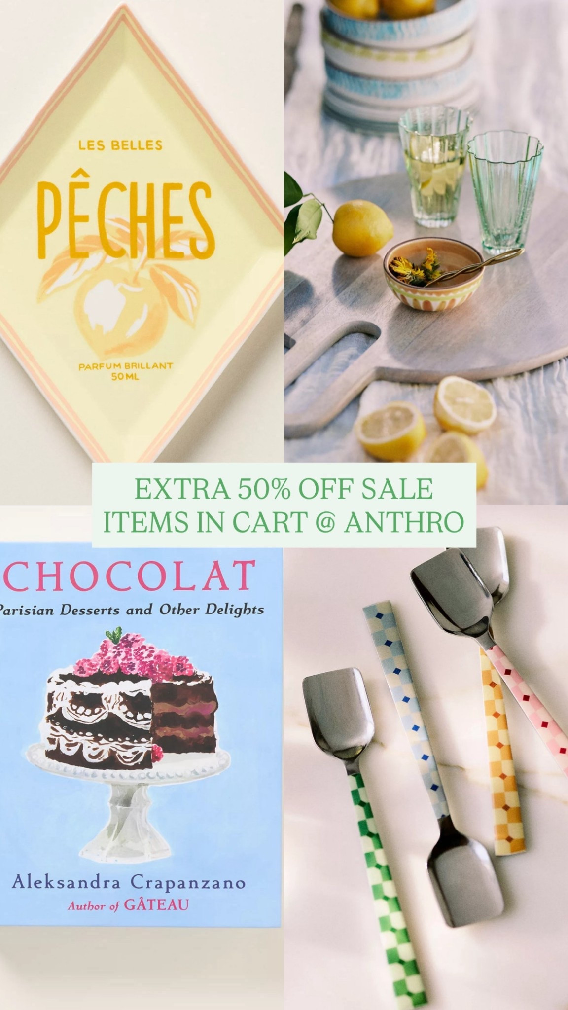EXTRA 50% OFF SALE ITEMS IN CART @ ANTHRO 

#LTKHome #LTKSaleAlert #LTKSeasonal