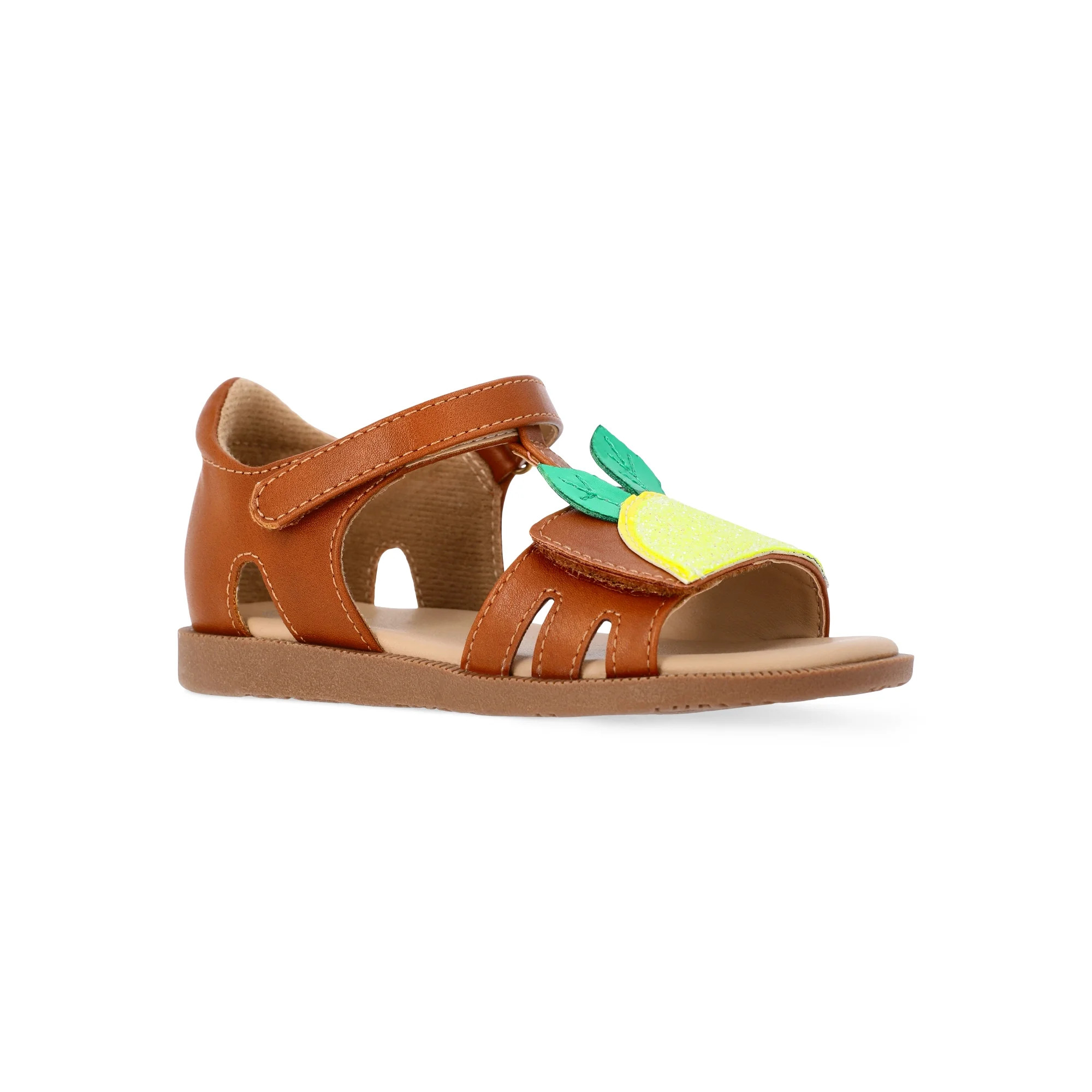 Wonder Nation Baby and Toddler Girls Fruit Sandals | Walmart (US)