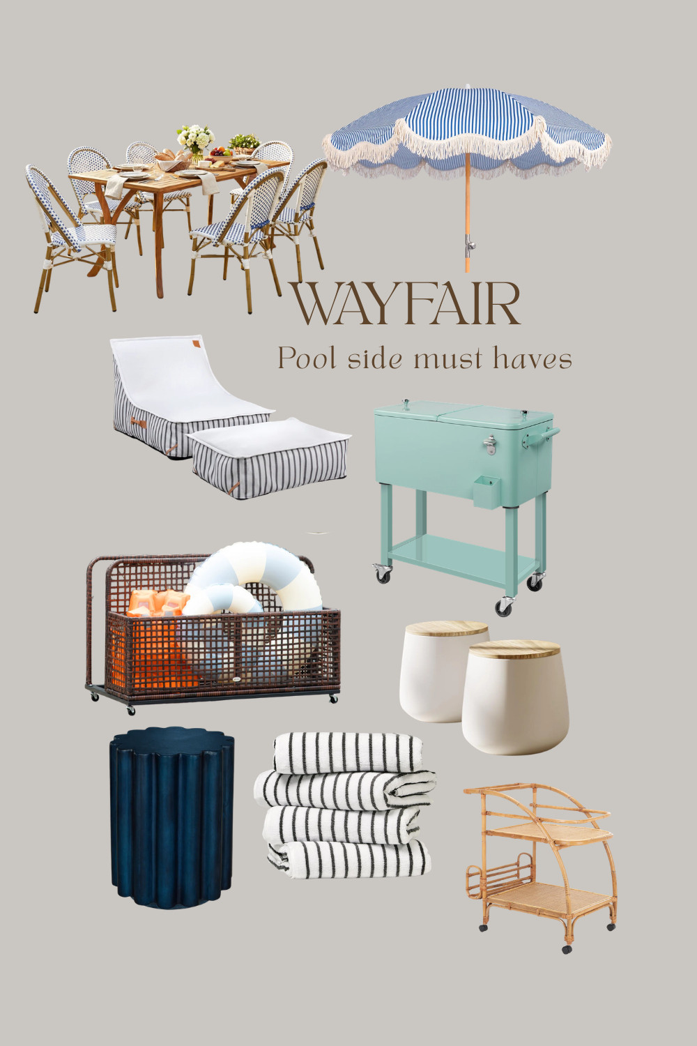 # ad If you're refreshing your outdoor space this summer, start here. 🌿✨ These are the poolside finds helping us create resort-style vibes right in our own backyard. Comfortable, stylish, and perfect for long summer days by the water. Shop all my favorites through the link!
@wayfair, #wishyouwerehere, #outdoor, #Wayfair, #WayfairPartner

#LTKHome