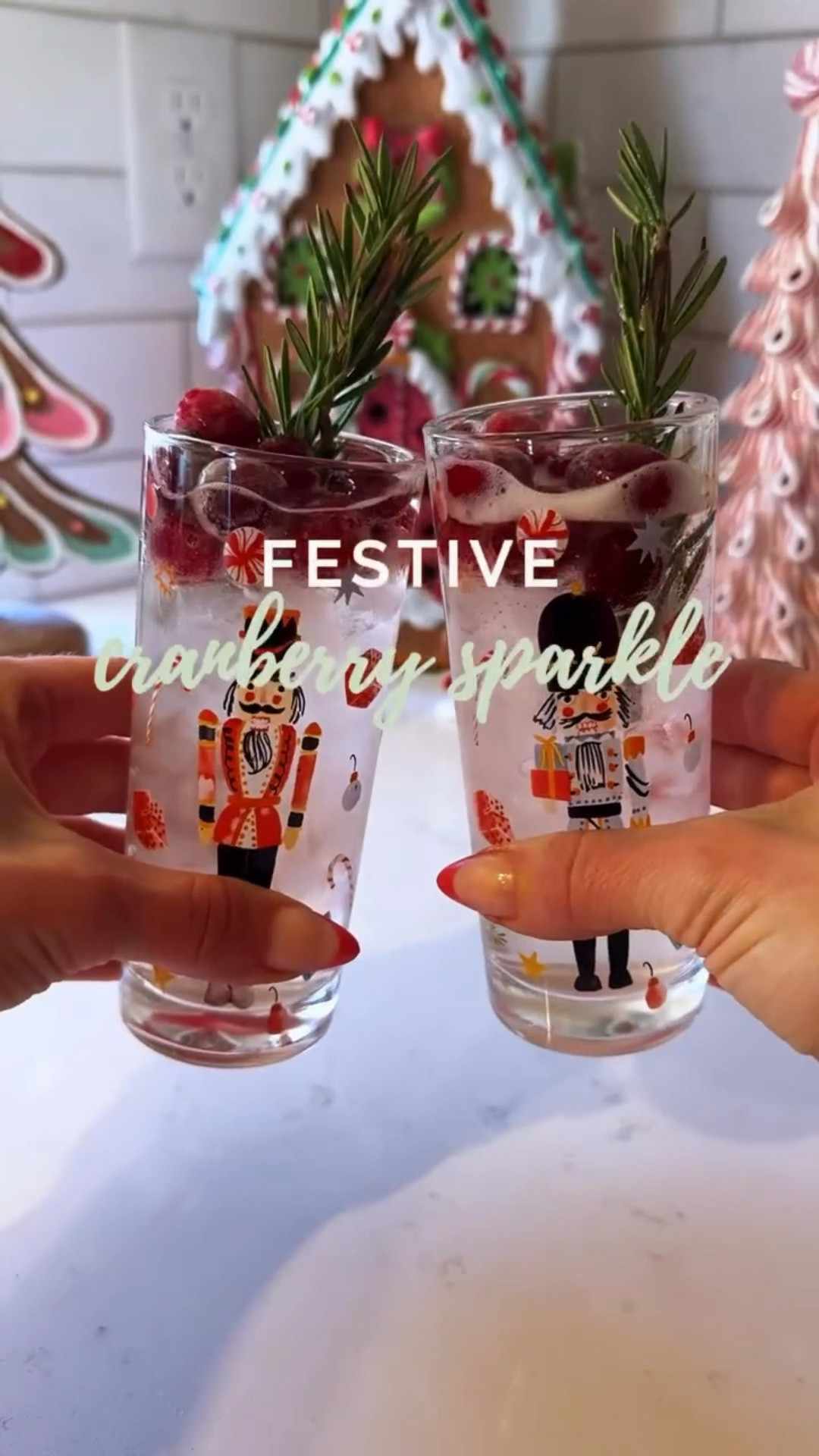 My favorite “fancy but actually took 12 seconds” holiday mocktail! ✨

Yall it’s SO easy!!!! AND LOOKS FANTASTIC! 👇

Ice, frozen cranberries, a rosemary twig, and cranberry Poppi poured right on top 🙃
that’s it.
So festive, super low-sugar, kid-friendly, and perfect for parties 🎉 
It’s my go-to “I tried…but didn’t really try” holiday drink. 🤭🎄

#holidaydrinks #christmasmocktail #festivedrinks #cozyliving #easyrecipes