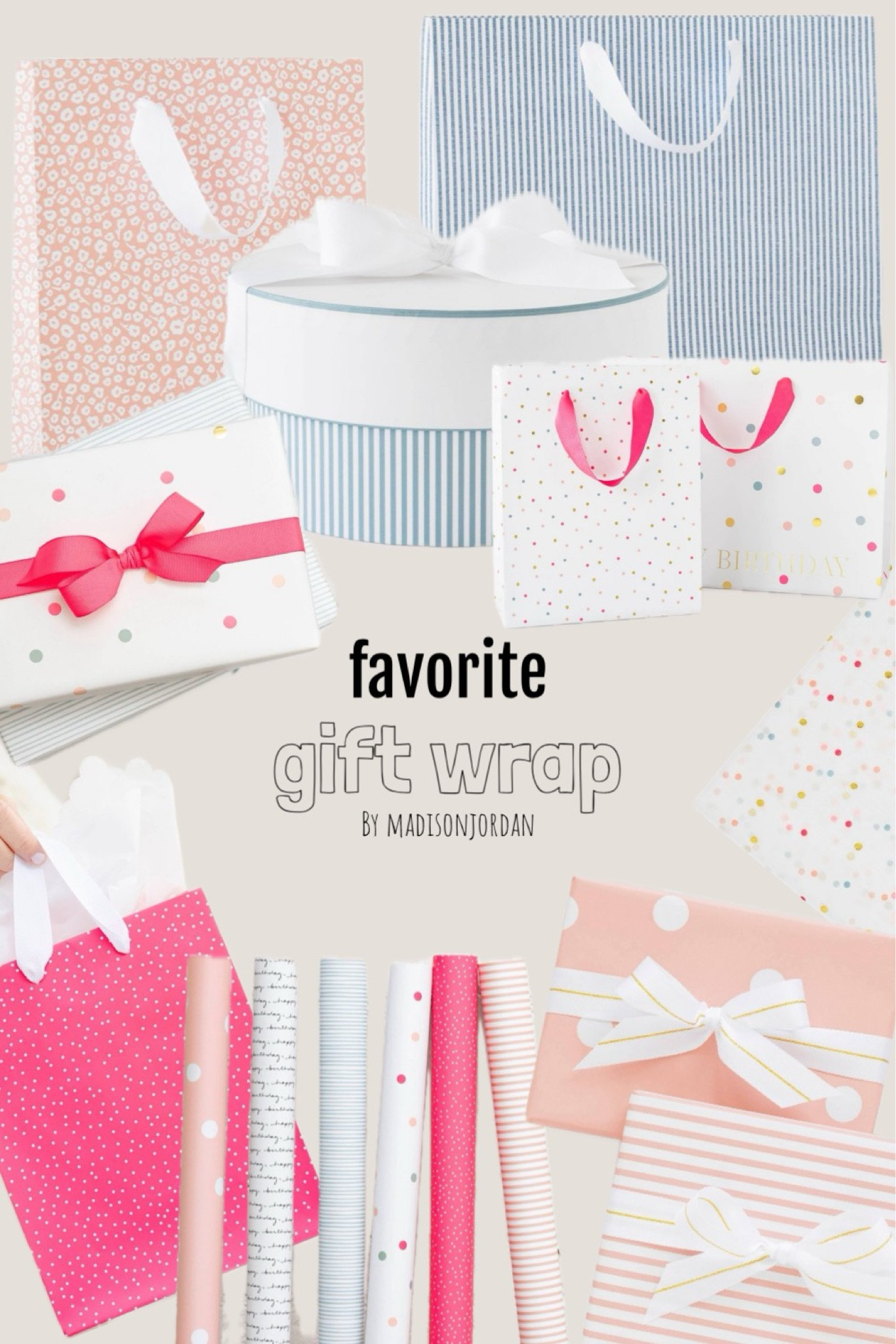 My favorite gift wrap products from Target! The cutest wrapping paper, bags, & ribbon!

#LTKFindsUnder50 #LTKFamily #LTKParties