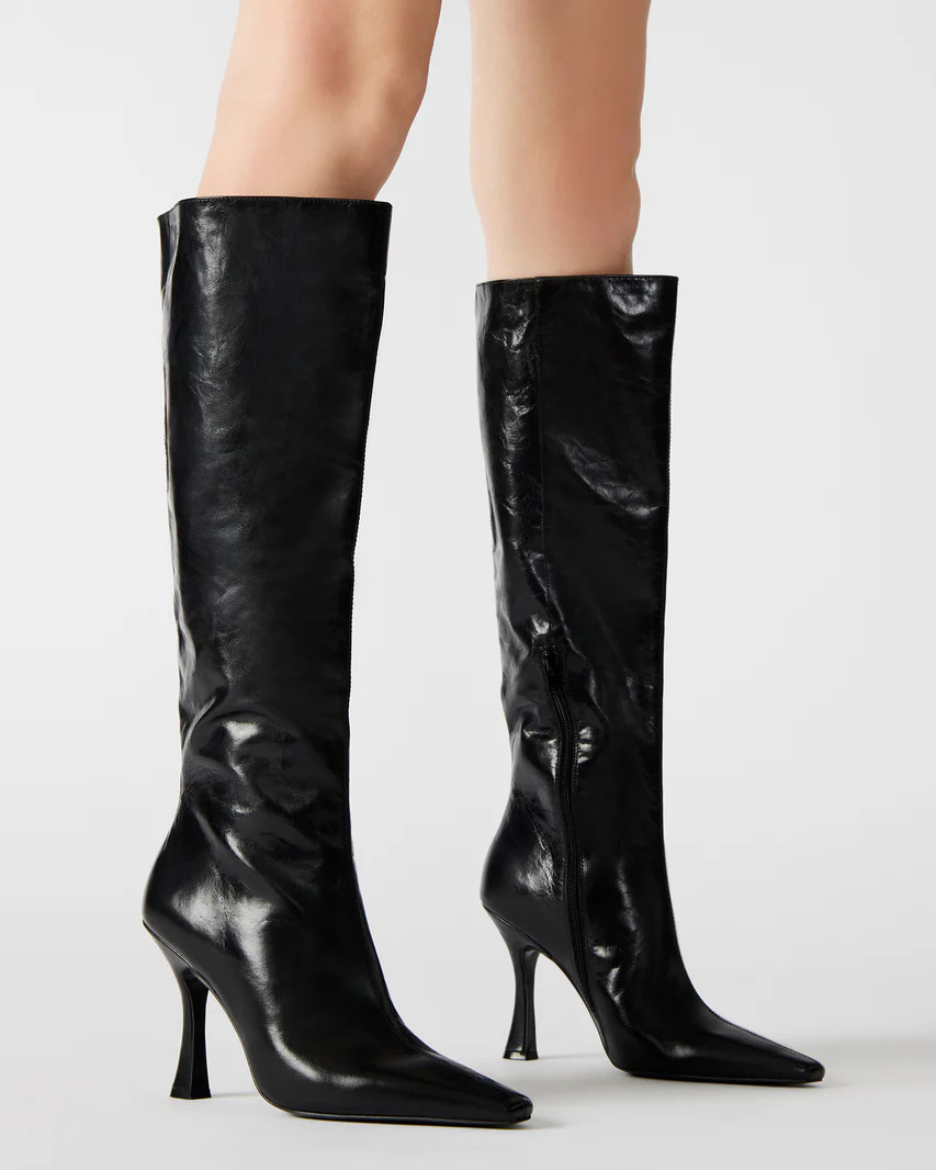 Faye Black Leather | Steve Madden (US)