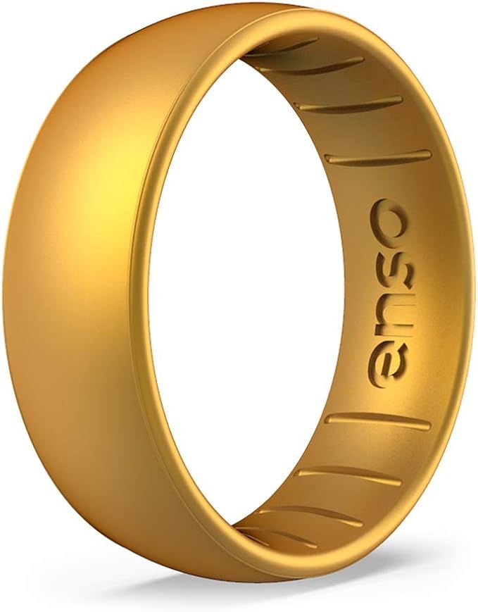 Enso Rings Classic Elements Silicone Ring | Made in The USA | Comfortable, Breathable, and Safe | Amazon (US)