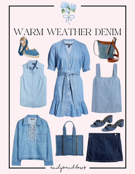 Warm weather denim! Sharing some of my favorite pieces!