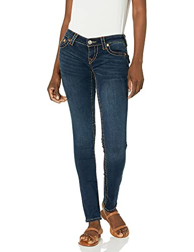 True Religion Women’s Stella Low Rise Skinny Fit Jeans – Women’s Jeans, Skinny Jeans for Women, Indigo Upgrade, 32 | Amazon (US)