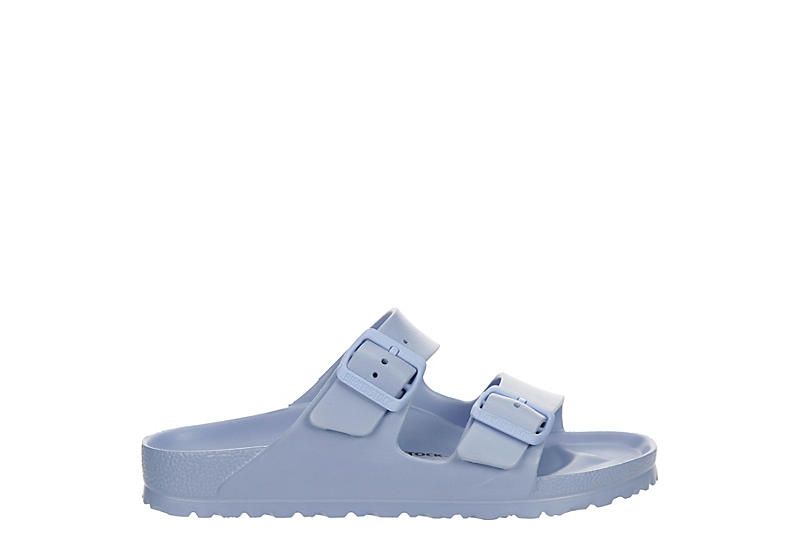 Birkenstock Womens Arizona Essentials Slide Sandal - Pale Blue | Rack Room Shoes