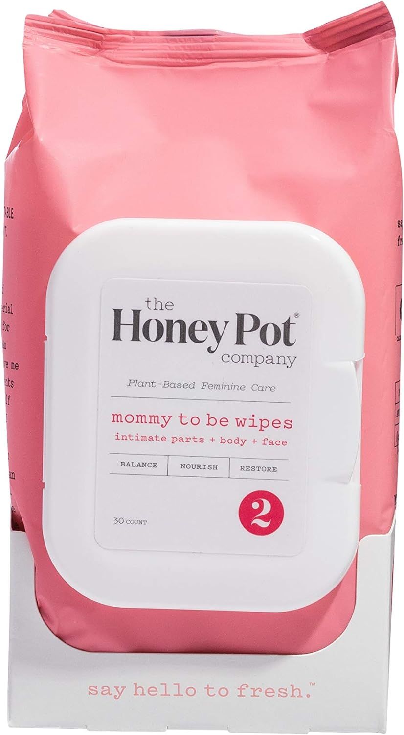 The Honey Pot Company Mommy-to-Be Wipes, 30 Count | Amazon (US)