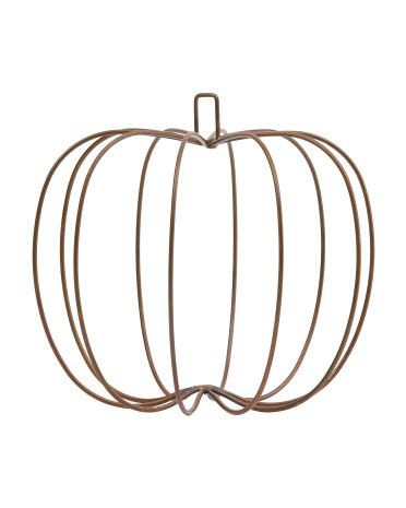 Made In Columbia Metal Pumpkin | TJ Maxx