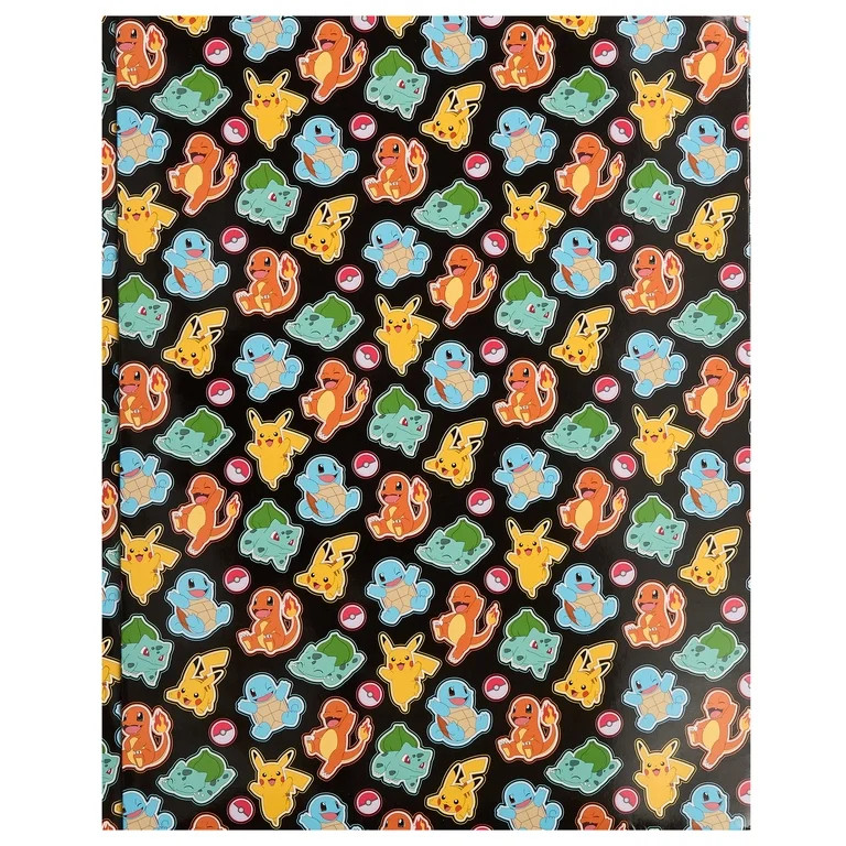 Pok\u00e9mon 3-Prong 2-Pocket Folder, Multi-Color, Letter Size | Walmart (US)