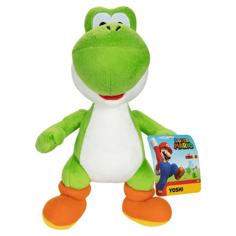 Nintendo Super Mario 9 inch Yoshi Plush Toy Figure (Selections May Vary) | Walmart (US)