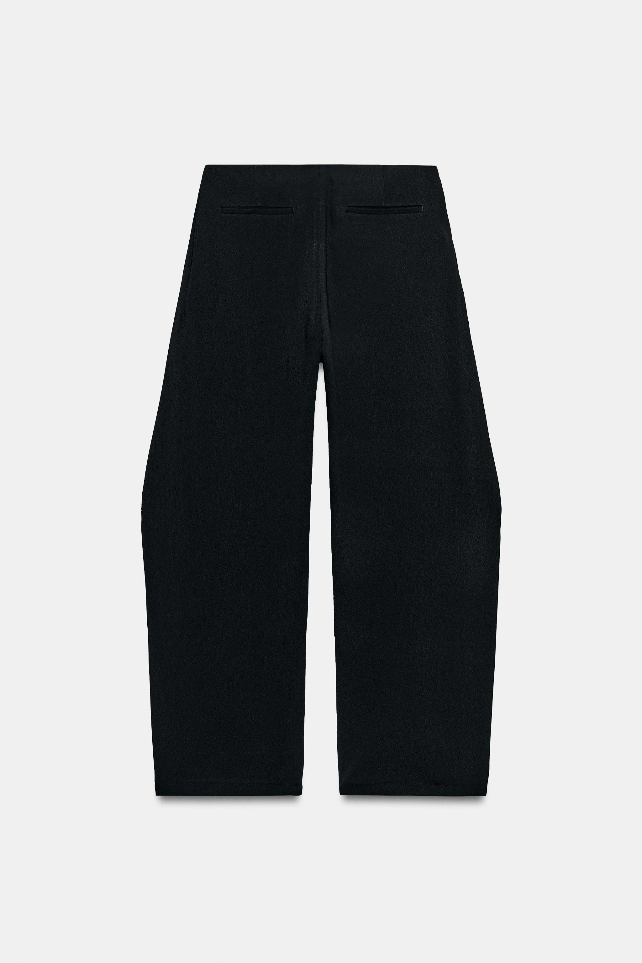 ZW COLLECTION WIDE LEG PLEATED PANTS | Zara US