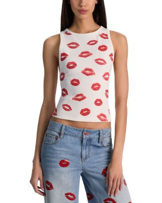Alice and Olivia Allen Tank Top | Bloomingdale's Women | Bloomingdale's (AU)