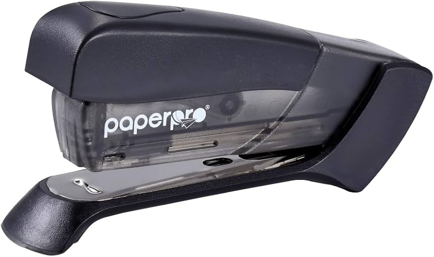 PaperPro Compact Classic Desktop Stapler, 15 Sheet Capacity, No Effort, One Finger, 80% Easier St... | Amazon (US)