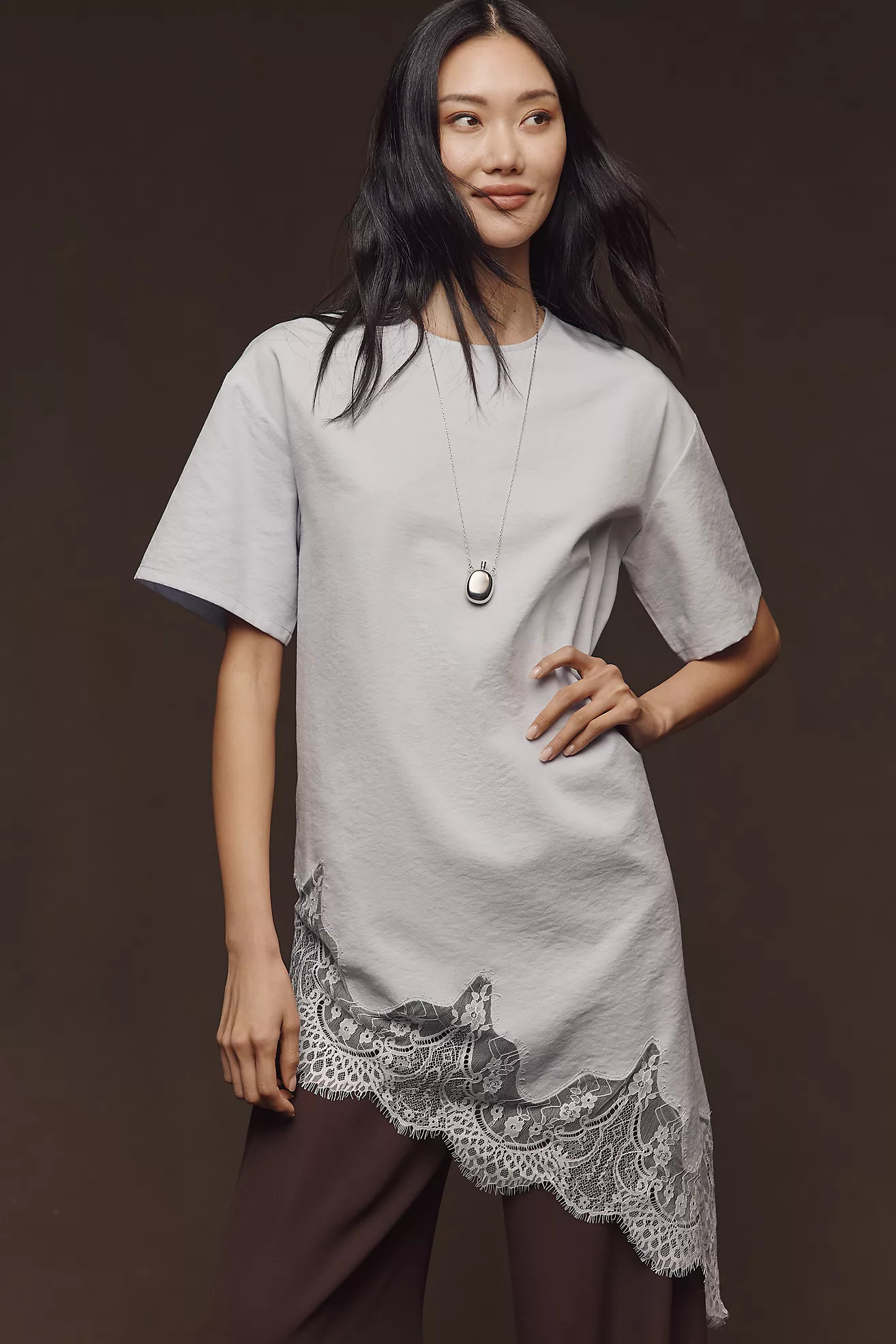 Mare Mare Asymmetric Lace Top | Anthropologie (US)