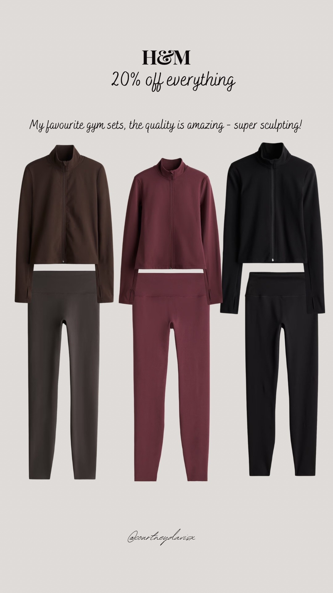 20% off my favourite gym sets - these best quality, so sculpting! 

Gymwear, H&M, Black Friday, leggings, gym leggings, gym top, activewear

#LTKCyberWeek #LTKsale #LTKuk