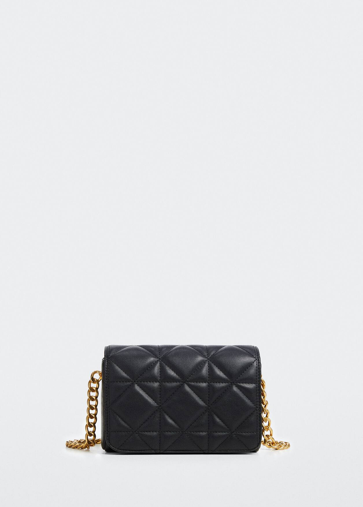 Quilted bag with chain handle -  Women | Mango United Kingdom | MANGO (UK)