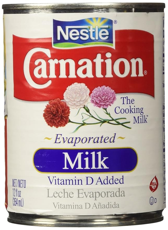 Nestle Carnation Evaporated Milk, 1 Can of 12 Oz (354 ml) | Amazon (US)