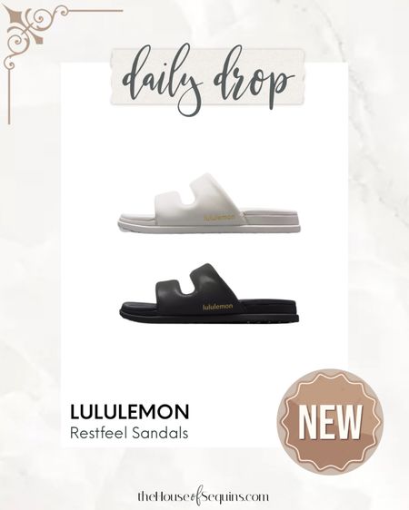 NEW! Lululemon Restfeel sandals