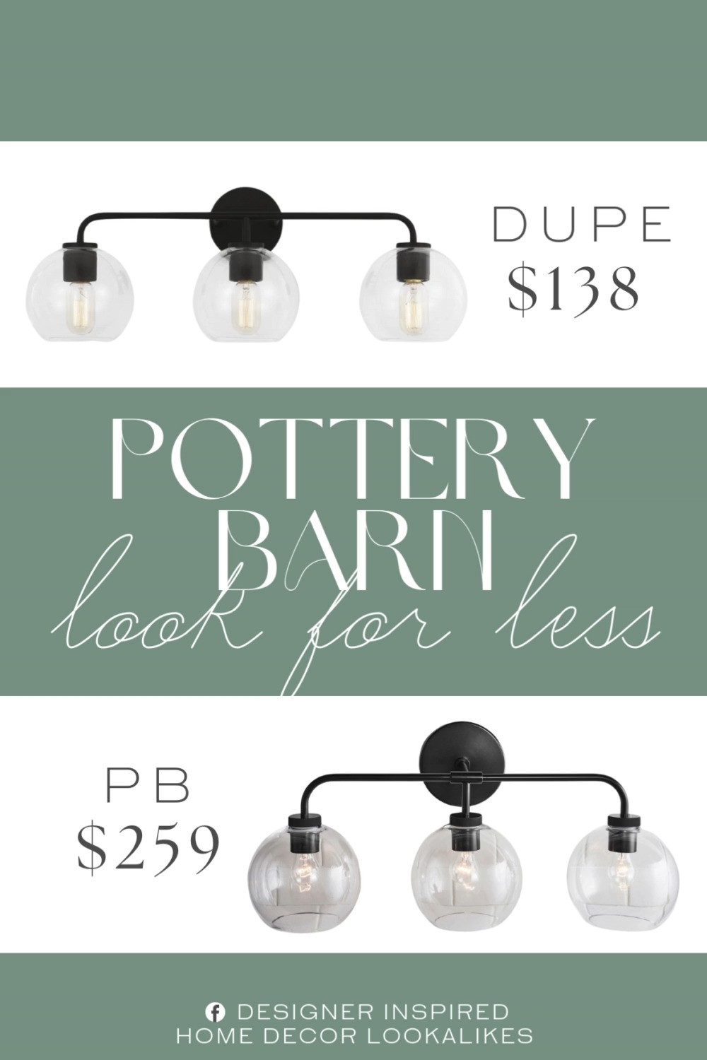 Inspired by Pottery Barn Triple Globe Sconce. Three-Light Wall Sconce. Triple Globe Vanity Light. Minimalist Globe Sconce. Contemporary Vanity Lighting. Glass Globe Vanity Light. Modern Globe Wall Light. 

Home more affordable option find copy cat similar look for less budget friendly affordable cheap cheaper beautiful pretty. Clearance sale coupon code discount code promo code luxury lookalike look a like Inspo inspiration inspired by idea ideas Love like these? I share multiple every day in my FB group.
#potterybarninspired #wallsconce #vanitylight #tripleglobesconce #bathroomlighting #modernwallsconce #contemporarylighting #lightinginspo  

 #LTKHome