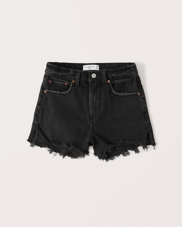 Mid Rise Mom Shorts | Abercrombie & Fitch (US)