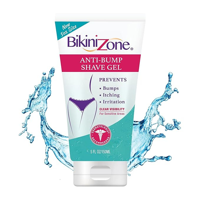 Bikini Zone Anti-Bump Shave Gel for Sensitive Areas, 5 Oz, 1 Pack | Amazon (US)