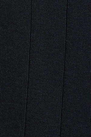 Vestido azul marino acanalado sin mangas con botón nacarado | Polo Club ES