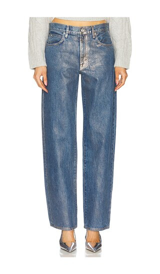 Devon High Rise in Silver Lining | Revolve Clothing (Global)