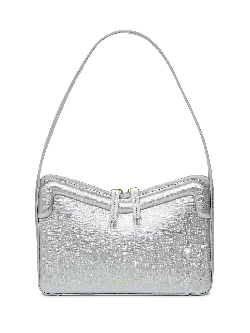 M Frame Metallic Leather Baguette | Saks Fifth Avenue