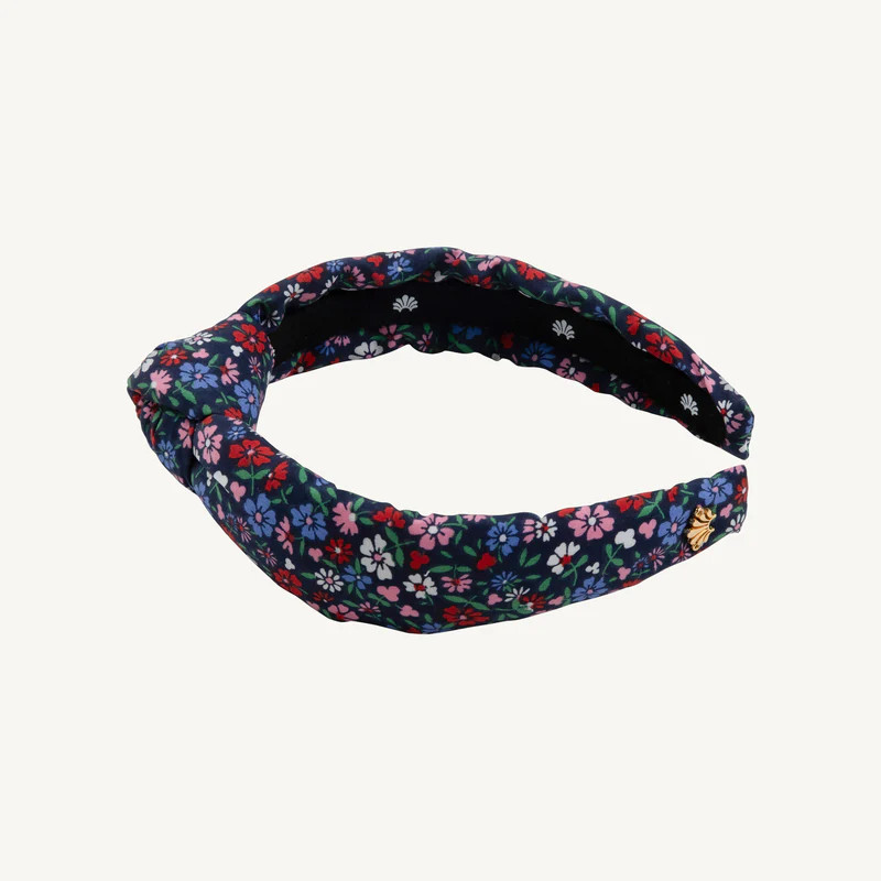 T.B.B.C. x Lele Sadoughi Knotted Headband (Kids) - Fairfax Farm Floral | The Beaufort Bonnet Company