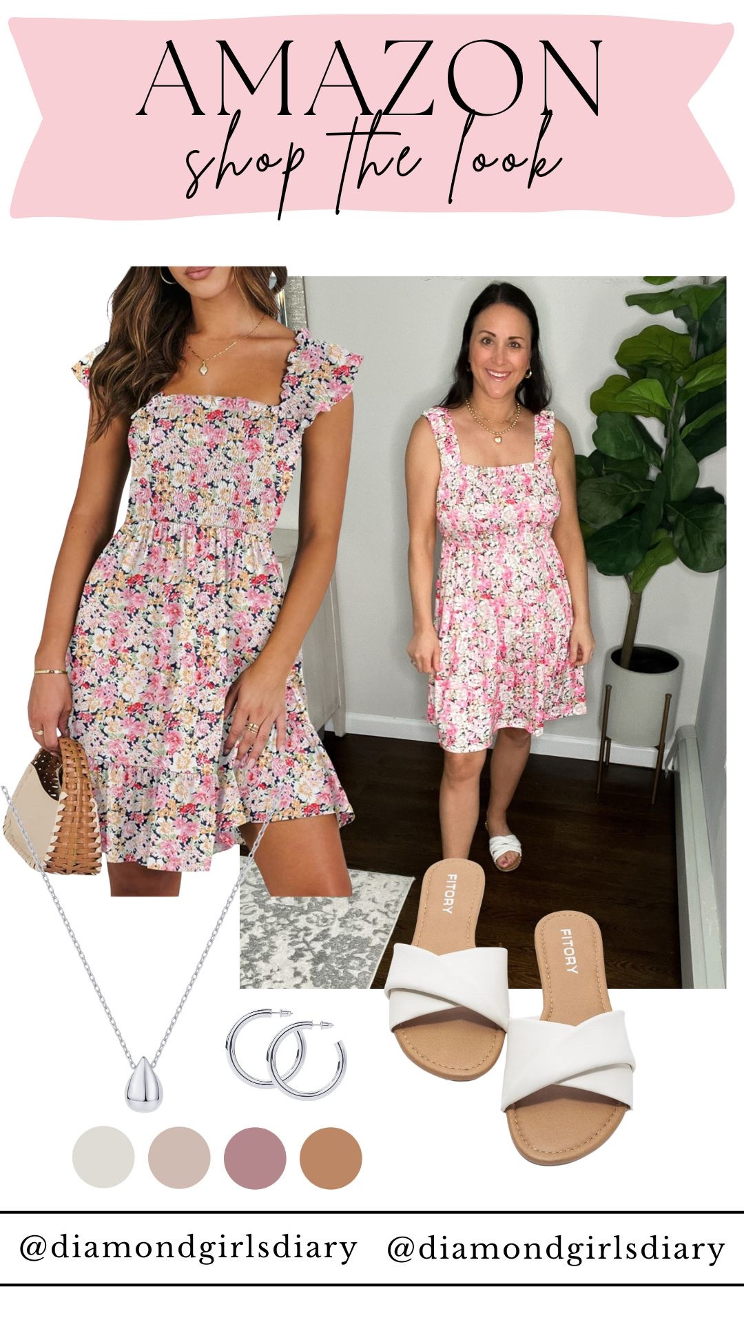 Love this floral dress for summer. Cute, comfy, and so versatile  

#LTKStyleTip #LTKSummerEdit