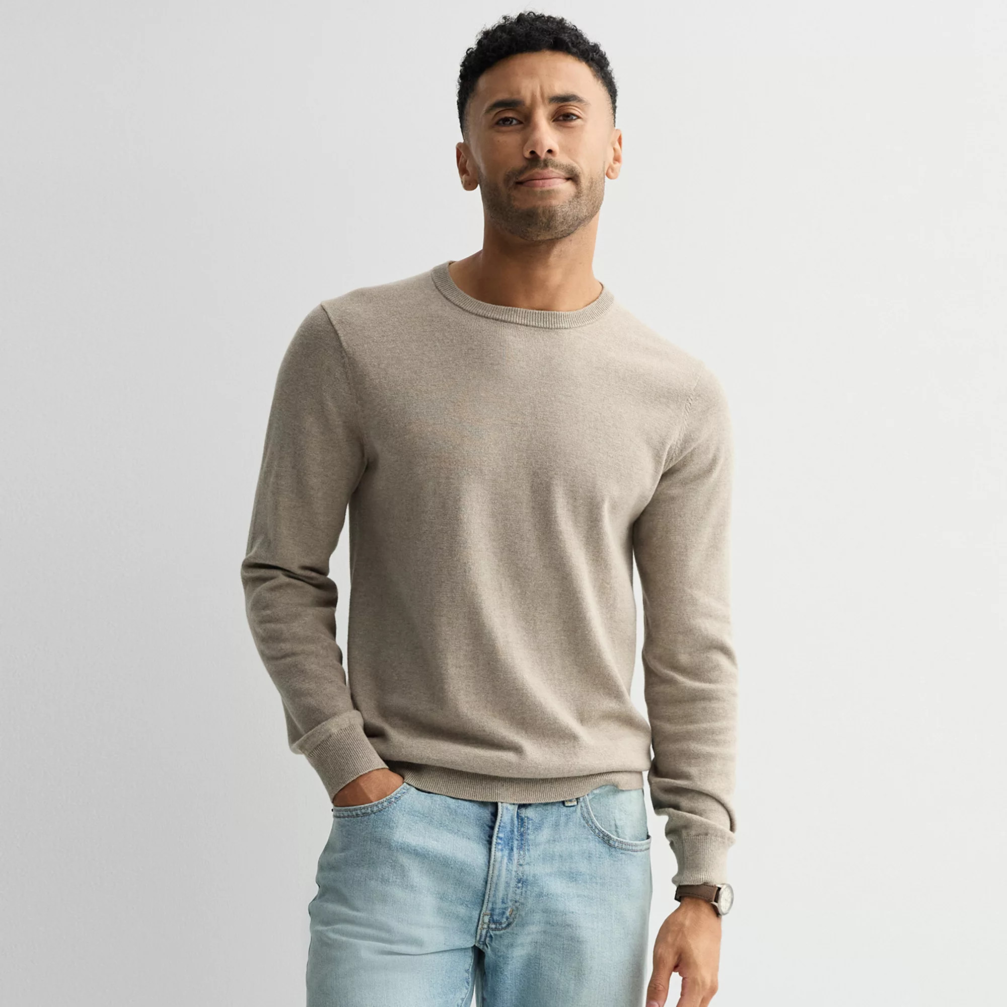 Men's Sonoma Goods For Life® Lightweight Crewneck Sweater | Kohl's