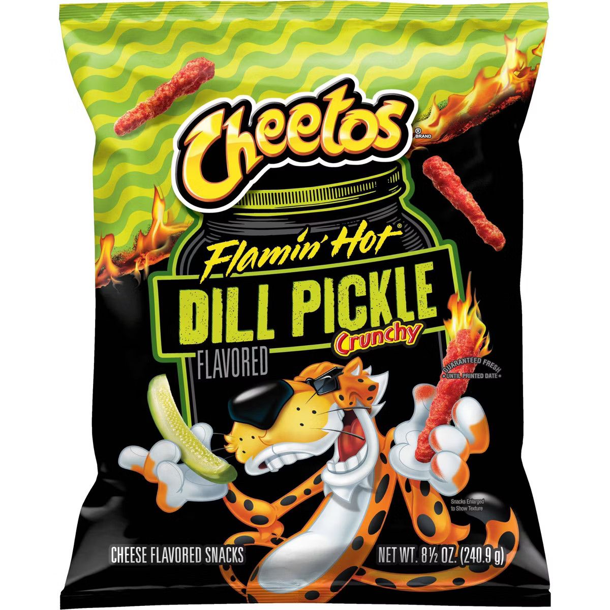 Frito-Lay XL Cheetos Chips Flamin' Hot Dill Pickle - 8.50oz | Target