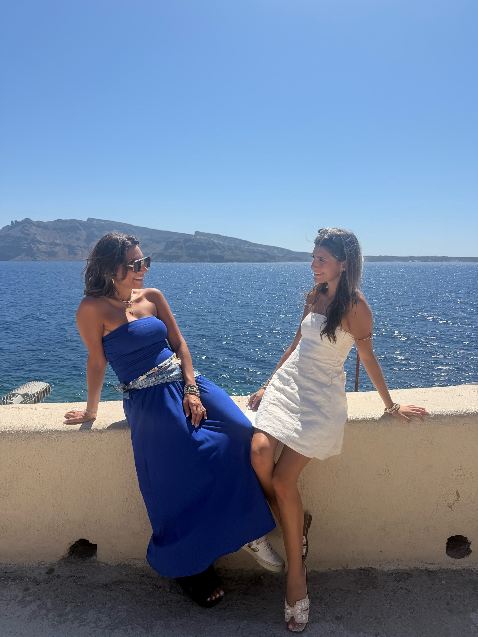 Alana and I in Santorini
I was so comfortable but still looked perfect for the location

#LTKOver40 #LTKTravel #LTKvlog