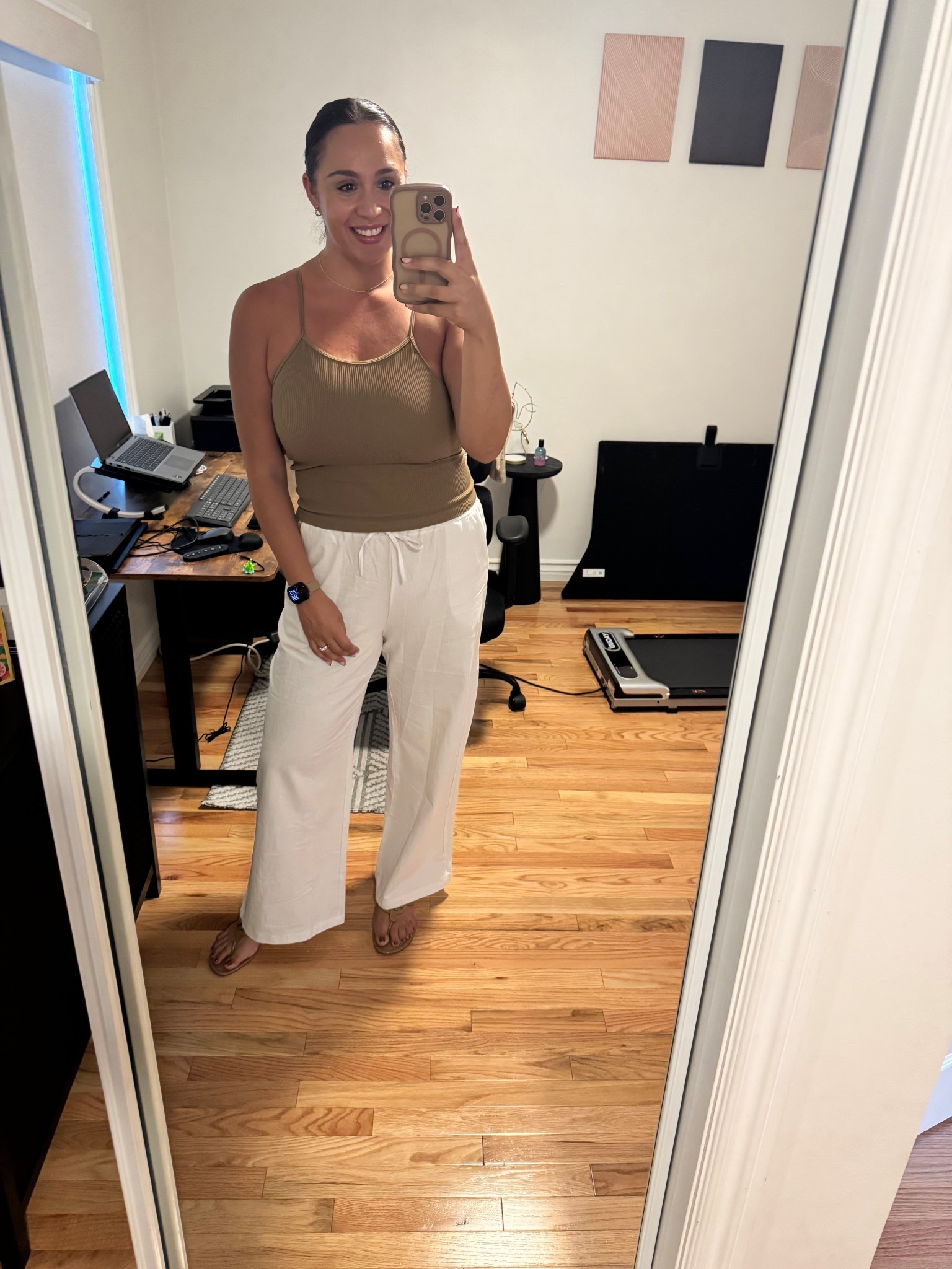 Amazon finds, linen pants, summer transition outfit, kids birthday party, bra tank, neutrals, travel
Outfit 

#LTKSeasonal #LTKTravel