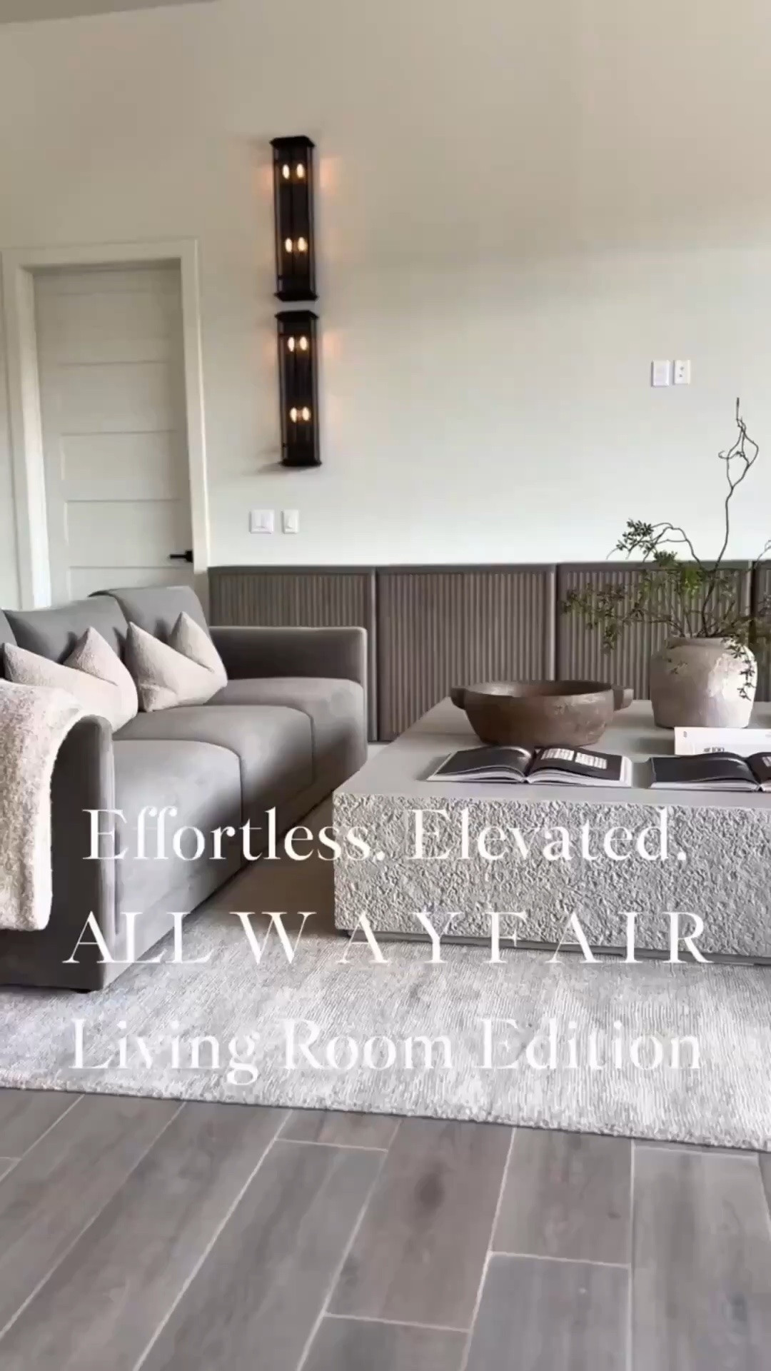 New chapter, new space 🤍 @Wayfair helped pull it all together. The perfect mix of modern, cozy, and elevated. The rug, the couch, and those concrete tables completely transformed this room. 

Wayfair finds
Modern home
Neutral decor
Living room inspo

Summerthompsonstyles

#LTKHome #LTKSaleAlert