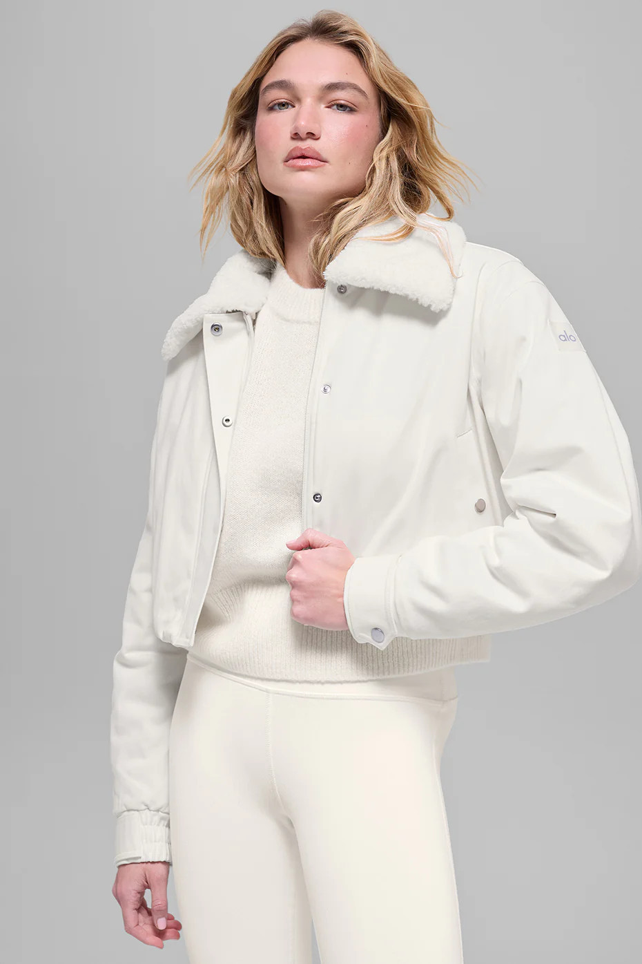 ALO | Navigator Jacket in Ivory White, Size: 2XS | Alo Yoga (US)