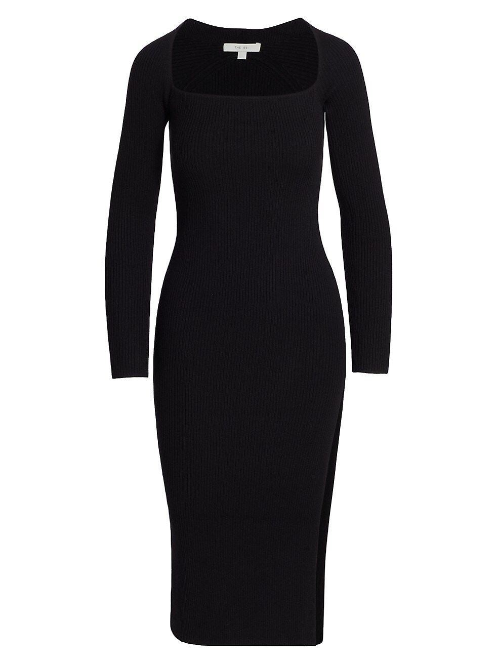 Squareneck Midi Dress | Saks Fifth Avenue