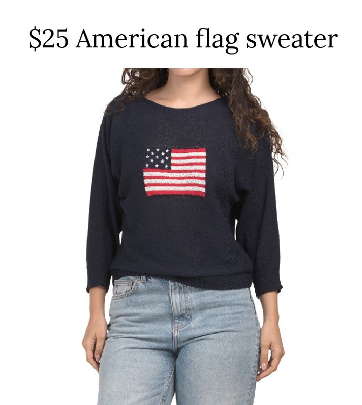 $25 American flag sweater! Also linking more options under $50 
.
Memorial Day outfit Fourth of July outfit preppy style 

#LTKStyleTip #LTKSeasonal #LTKFindsUnder50