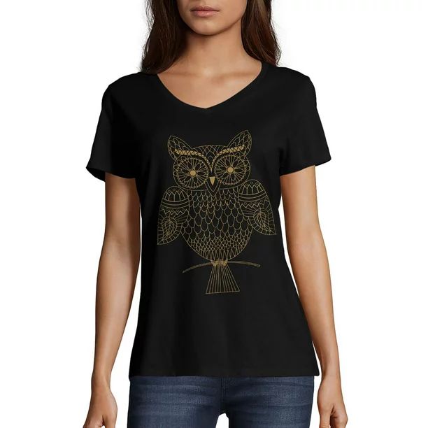 Hanes Women's Short-Sleeve V-Neck Graphic T-Shirt | Walmart (US)
