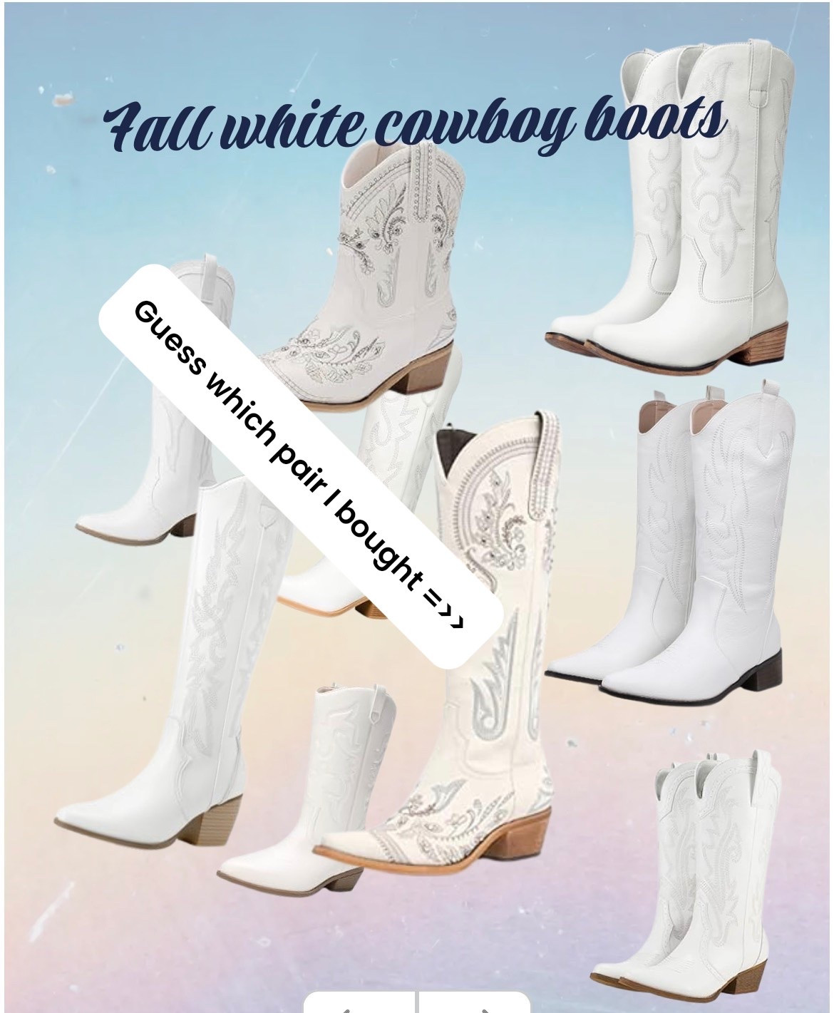 Step up your country style game with these boot options! Perfect for any country concert or festival. 🤠🌟 #countrystyle #bootlove #westernfashion #amazonfind

#LTKgrwm #LTKOver40 #LTKvlog