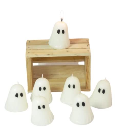 Set of 3 Votive Ghost Candle, Halloween Ghost Decoration, Cute Votive Candles for Fall Decor, Hallow | Amazon (US)