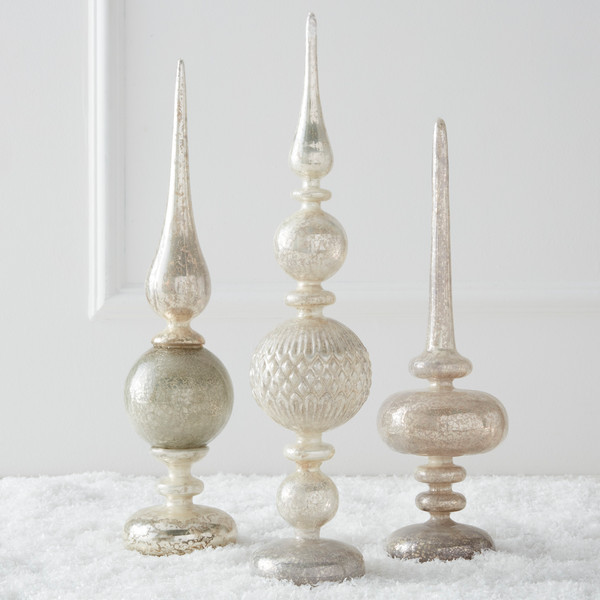 Vintage LED Spindle Set - White | Z Gallerie