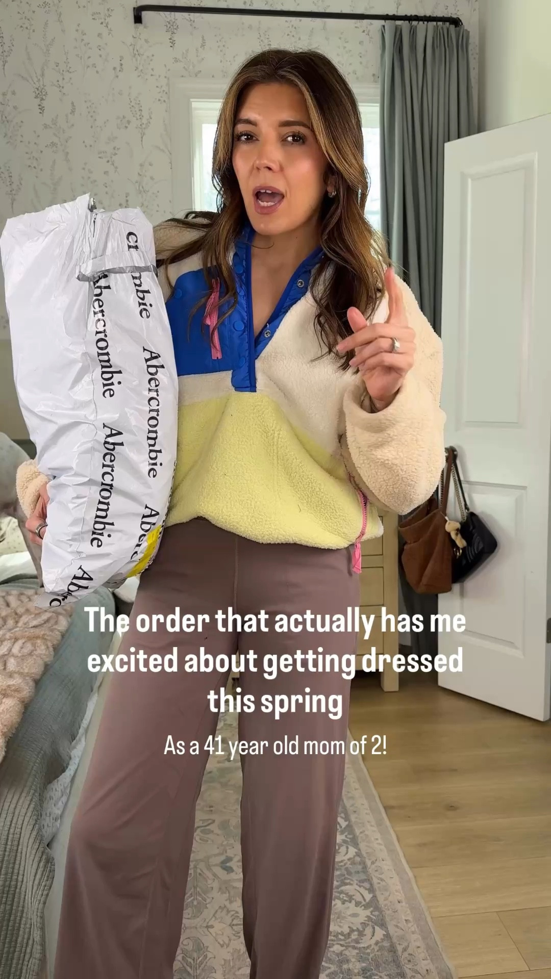 Abercrombie spring try on! New @abercrombie order from a 41 year old mom of 2! I’m 5’7” and wear a size small in everything. I sized up in the shorts to a 28. 

#LTKOver40
