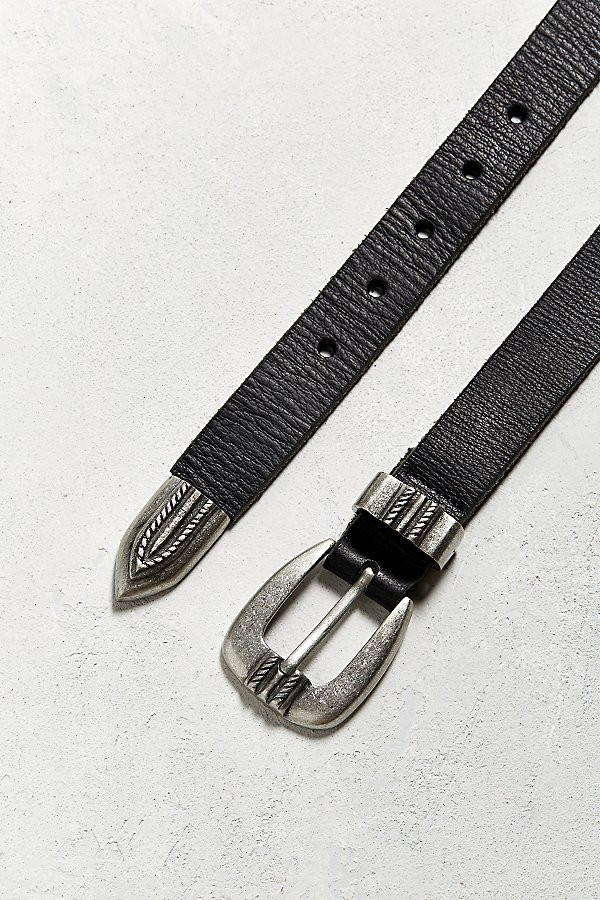 UO Metal Tipped Leather Belt | Urban Outfitters US